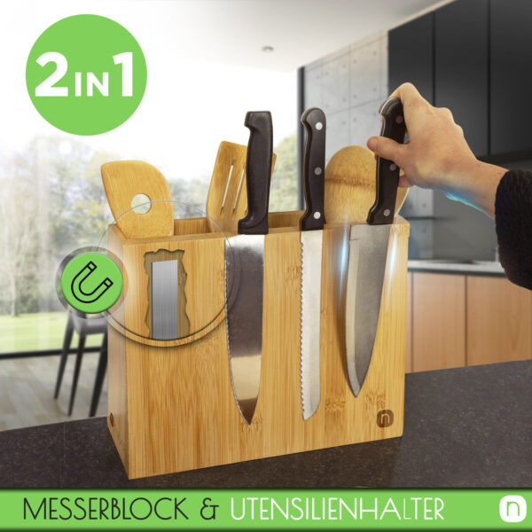 naturlik messerblock magnetisch